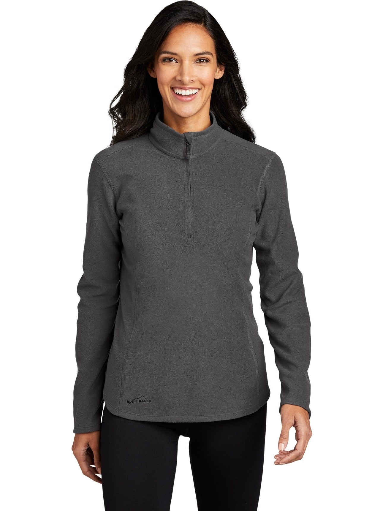 Eddie Bauer Ladies' 1/2-Zip Microfleece Jacket - The Ultimate Company Branding Piece