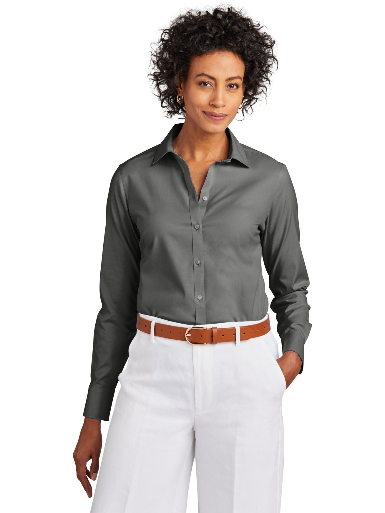 Brooks Brothers Ladies' Must-Have Wrinkle-Free Stretch Pinpoint Shirt