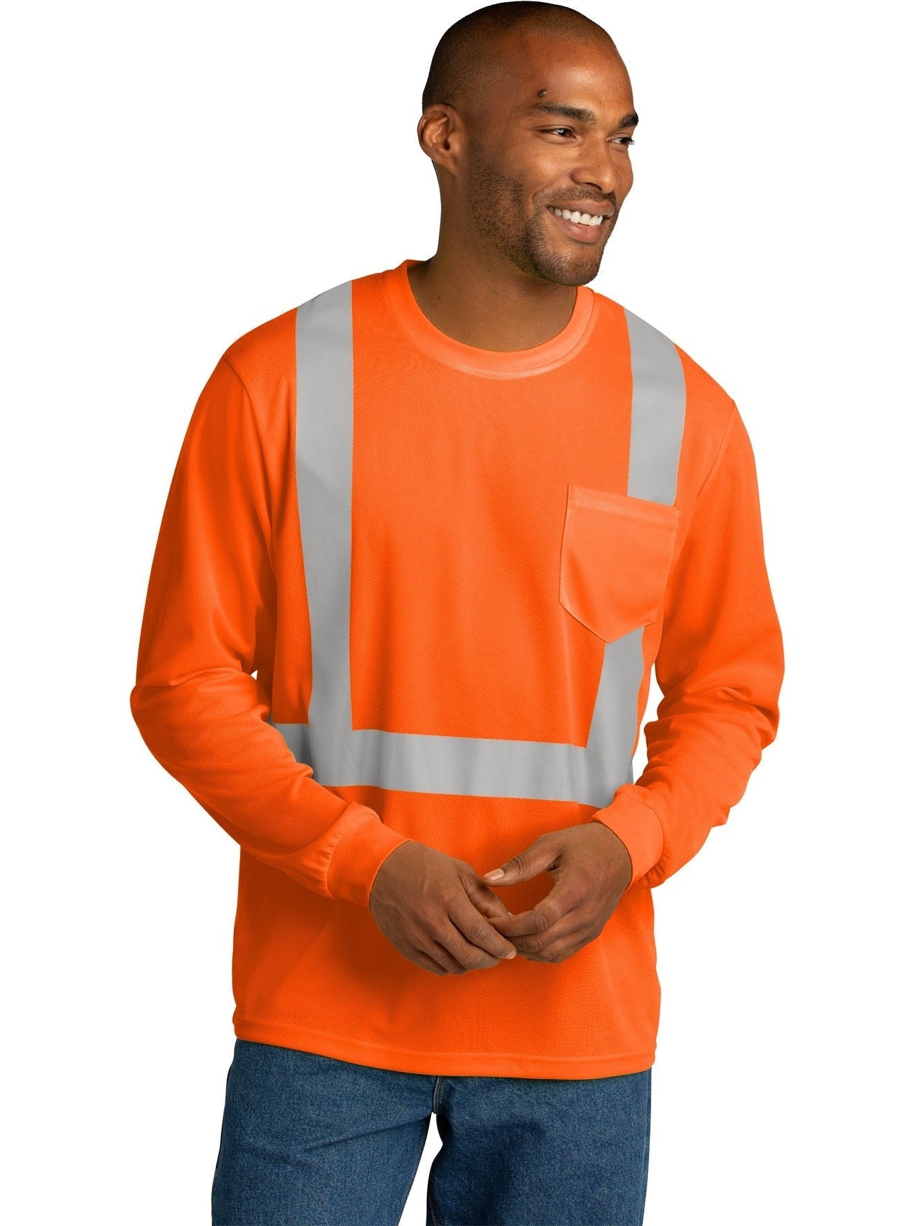 CornerStone ANSI 107 Class 2 Mesh Long Sleeve Tee - Your Ultimate Work Companion