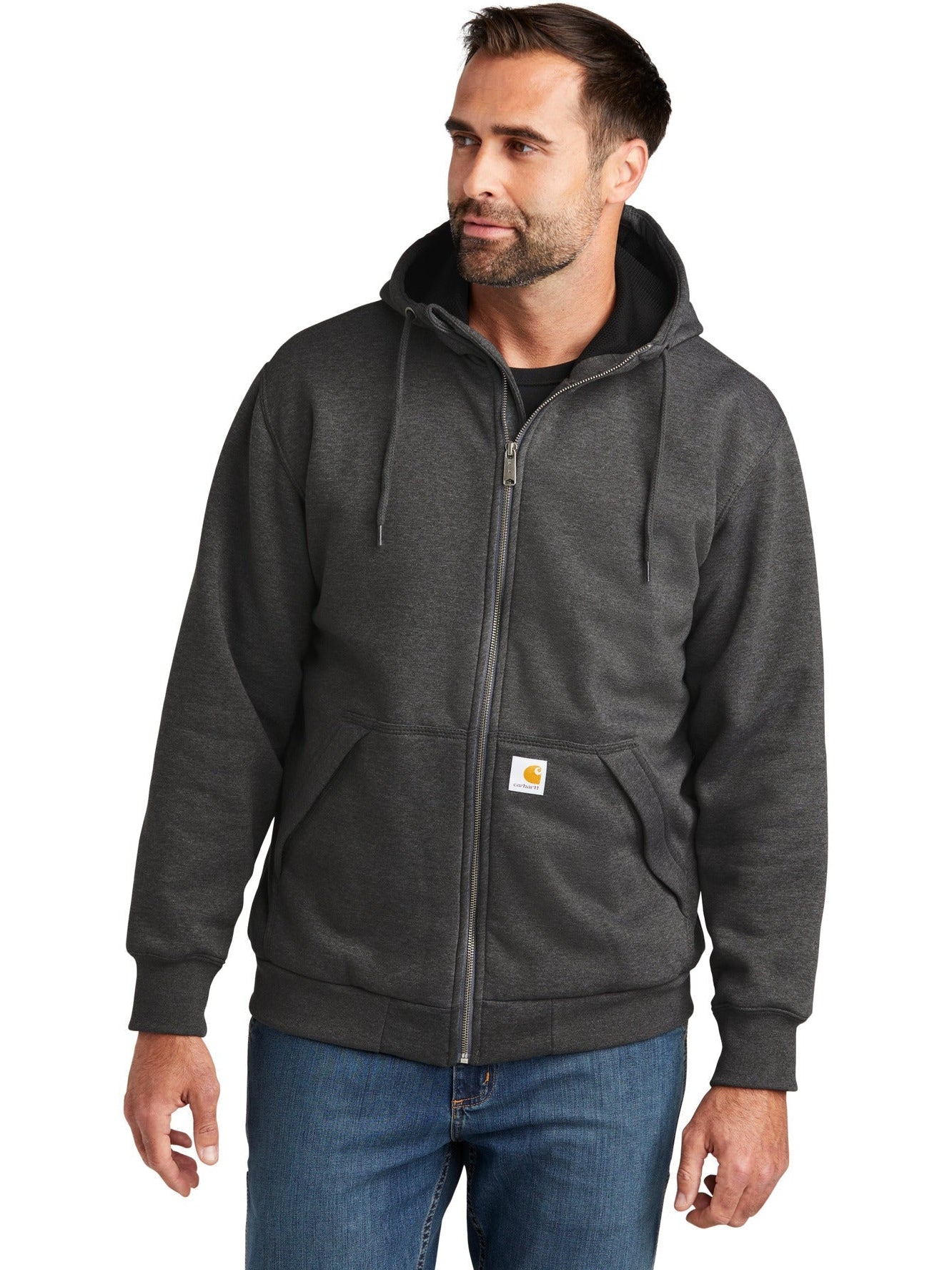 Carhartt's Must-Have Midweight Thermal-Lined Full-Zip Sweatshirt