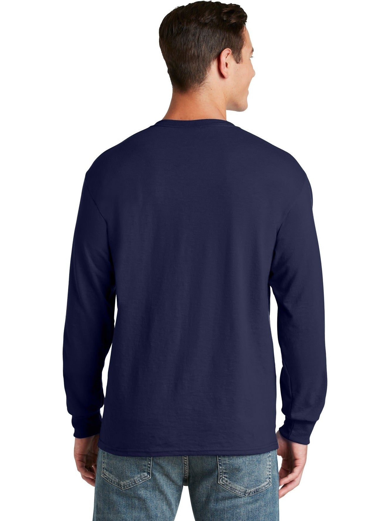 Jerzees Dri-Power 50/50 Cotton/Poly Long Sleeve T-Shirt - Premium Men's Sweatshirt