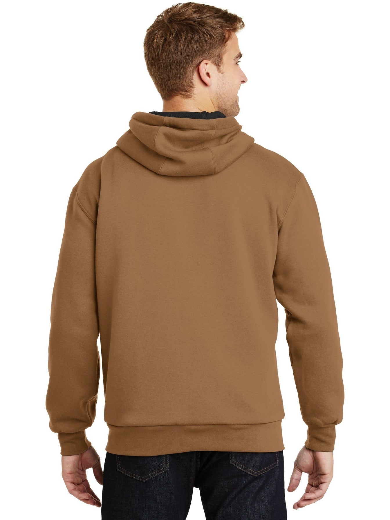 CornerStone Cozy Full-Zip Hooded Sweatshirt with Warm Thermal Lining