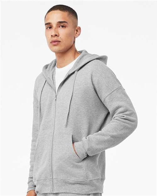 Bella+Canvas Sponge Fleece DTM Full-Zip Hoodie - The Ultimate Comfort Wear