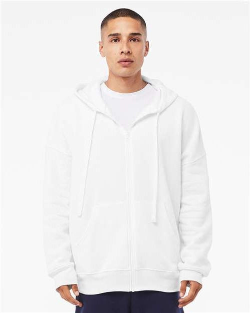 Bella+Canvas Sponge Fleece DTM Full-Zip Hoodie - The Ultimate Comfort Wear
