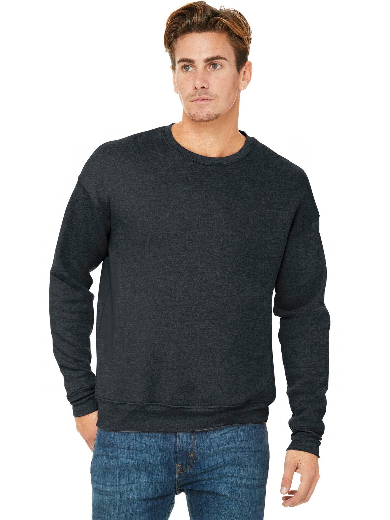 Bella+Canvas Sponge Fleece Drop Shoulder Men's Sweatshirt - A Must - Have!