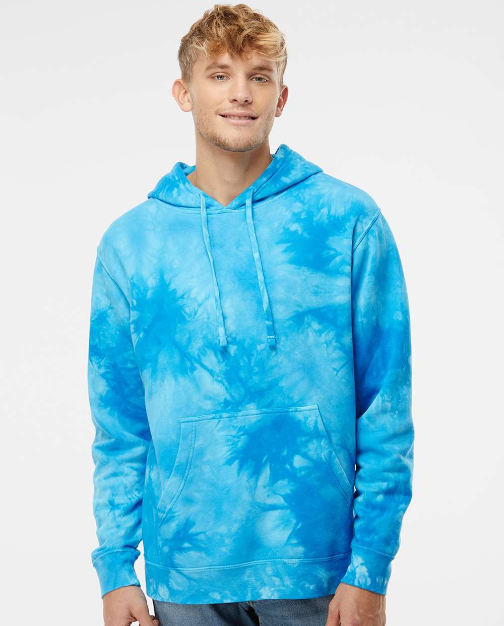 Independent Trading Co. Midweight Tie-Dye Hoodie - Trendy & Durable