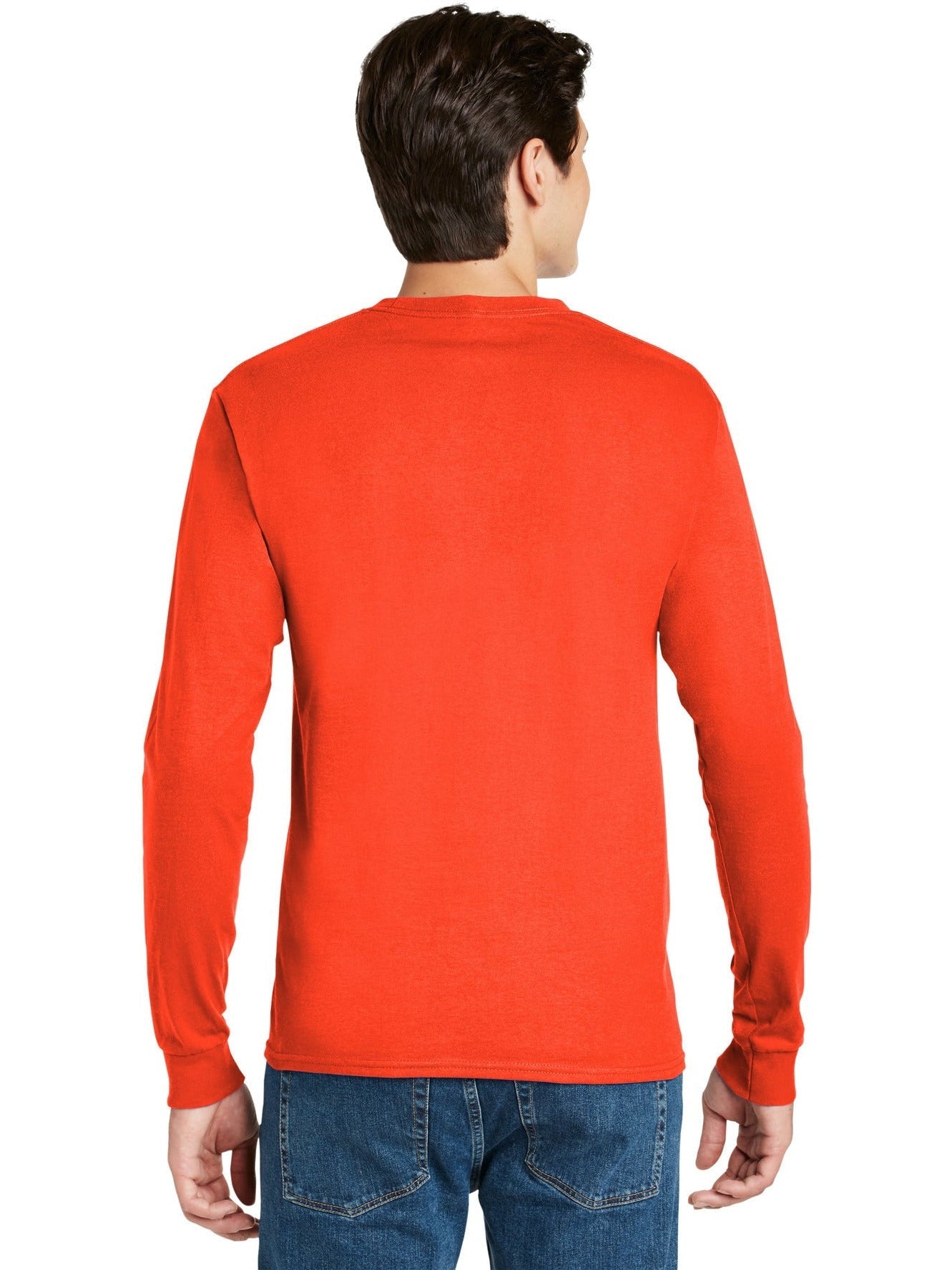 Hanes Authentic 100% Cotton Long Sleeve T-Shirt - Outlet Deal!
