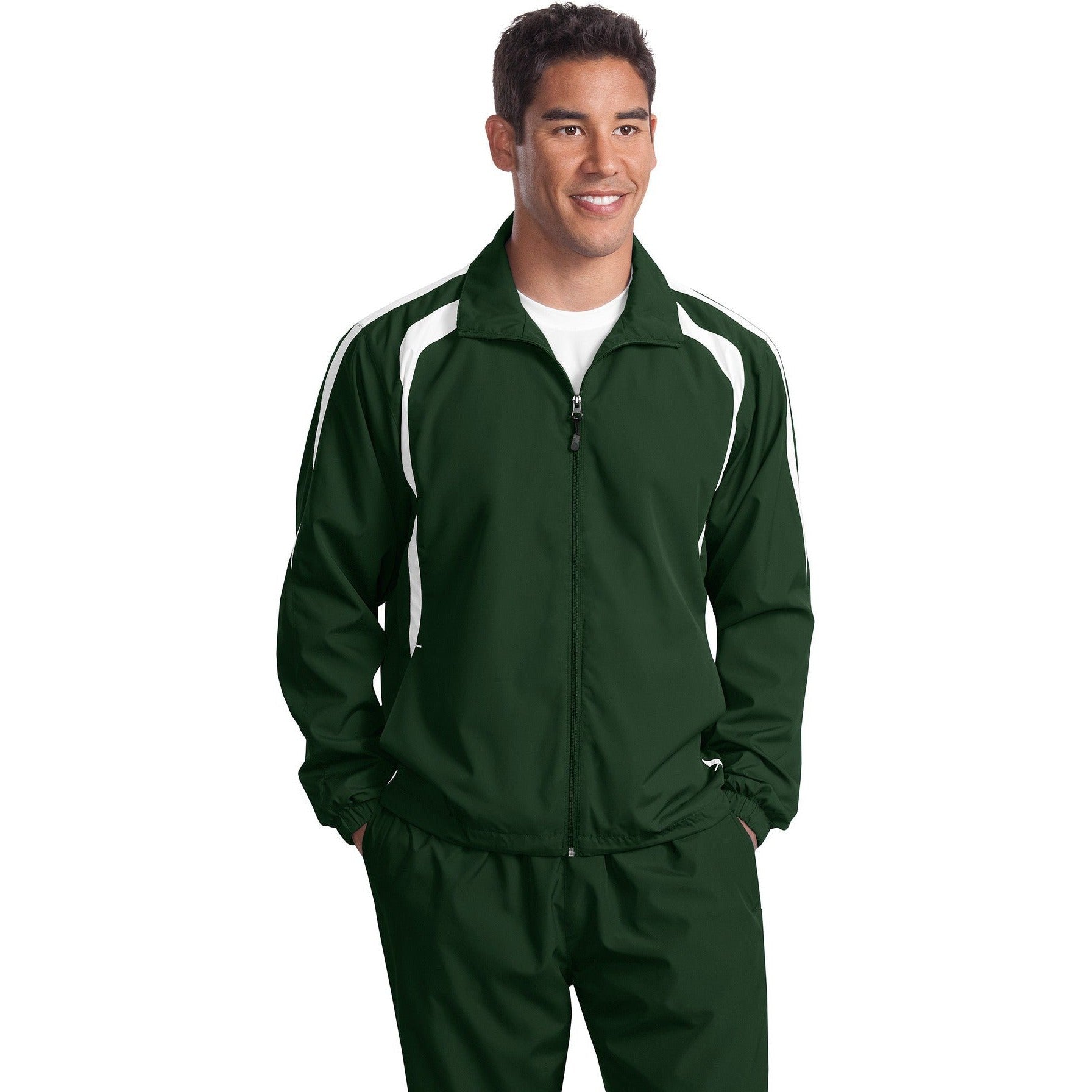 Don't Miss! Sport-Tek Tall Colorblock Raglan Jacket on Closeout