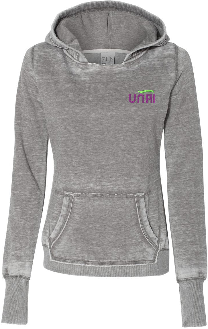 J America Ladies' Enchanting Zen Fleece Hooded Sweatshirt