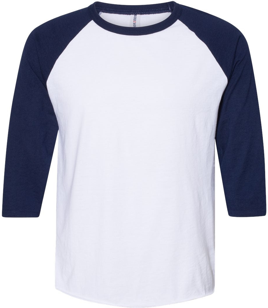 Jerzees Premium Blend: The Ultimate Three - Quarter Sleeve Raglan Baseball T - Shirt