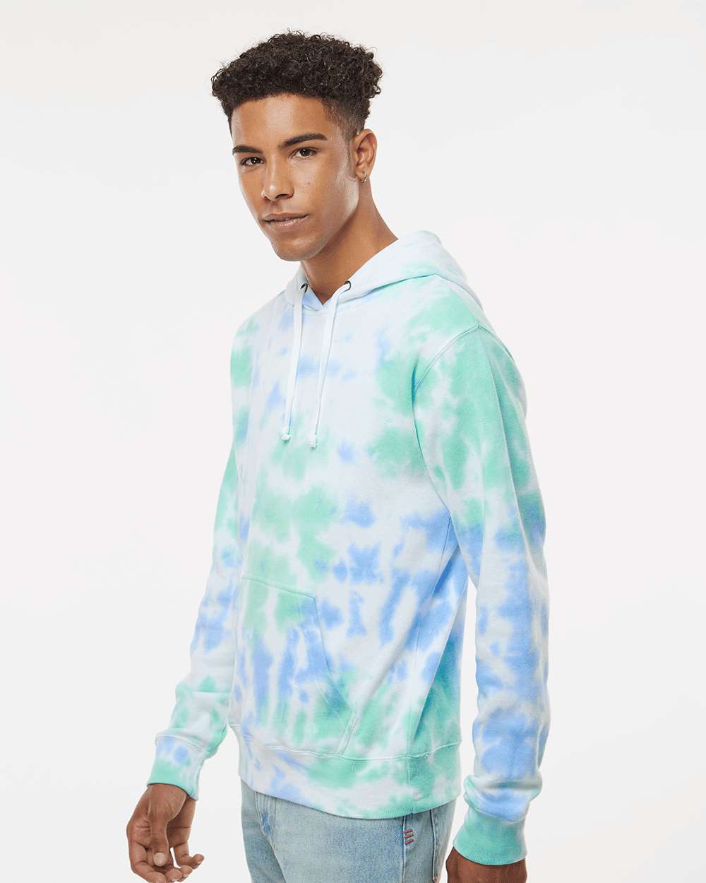 J. America's Stunning Tie - Dyed Fleece Hooded Sweatshirt