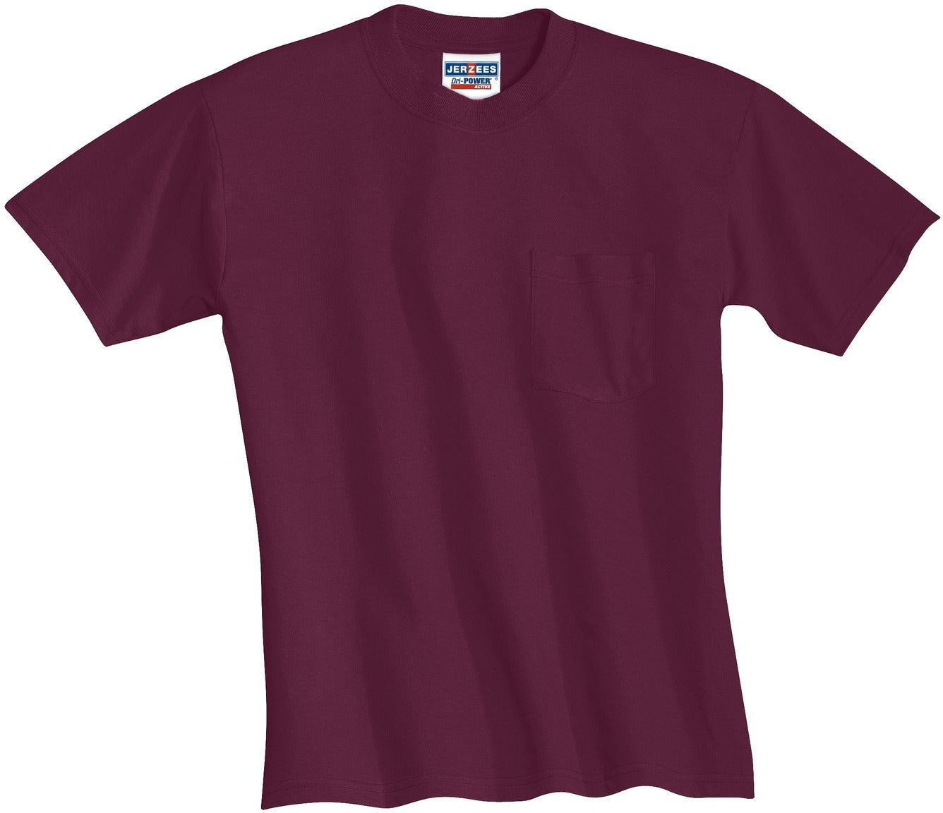 Jerzees Dri-Power Active: Premium 50/50 Cotton/Poly Pocket T-Shirt