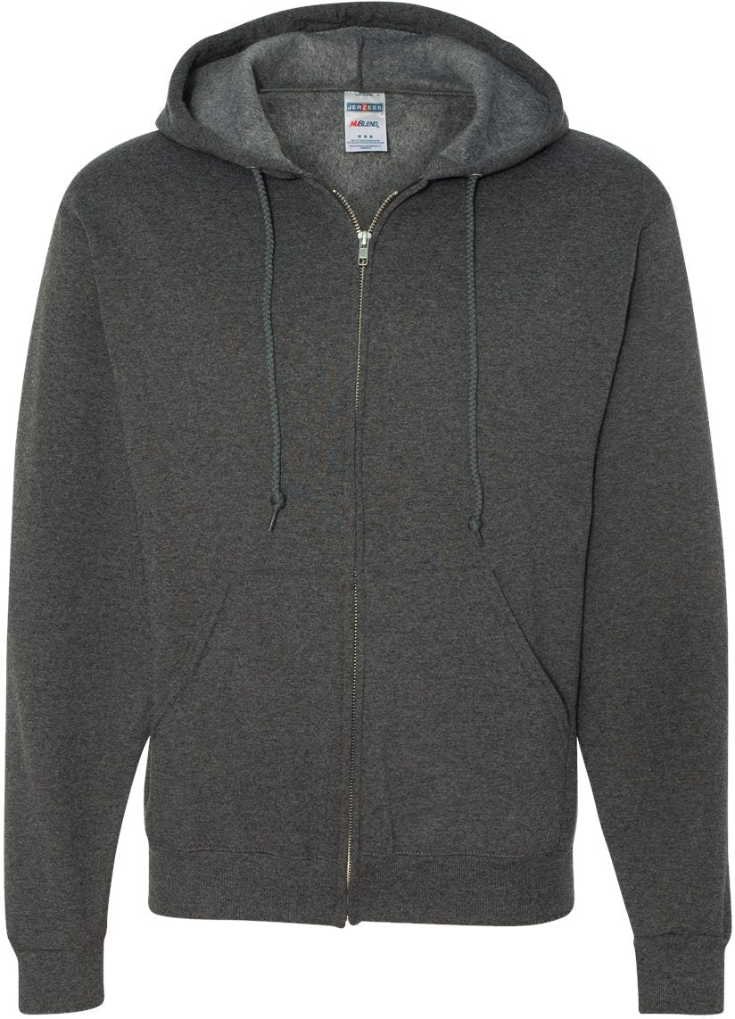 Jerzees NuBlend Full-Zip Hooded Sweatshirt - The Ultimate Comfort Wear
