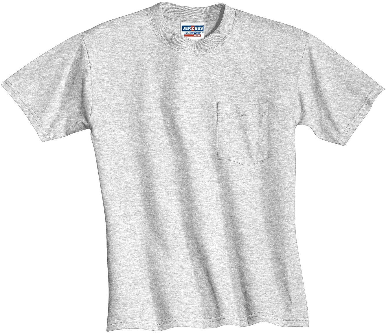 Don't Miss! Jerzees Dri-Power Active 50/50 Cotton/Poly Pocket T-Shirt