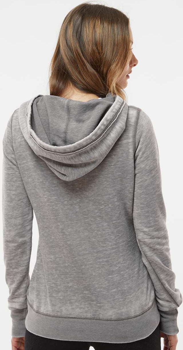 J America Ladies' Enchanting Zen Fleece Hooded Sweatshirt