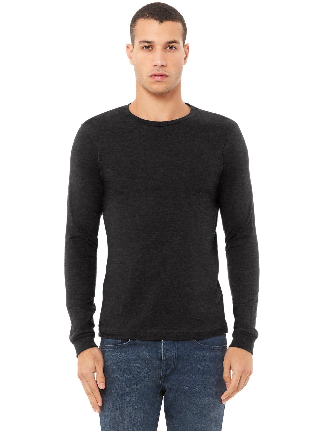 Bella+Canvas Unisex Heather CVC Long Sleeve Tee - Your Ideal Everyday Top