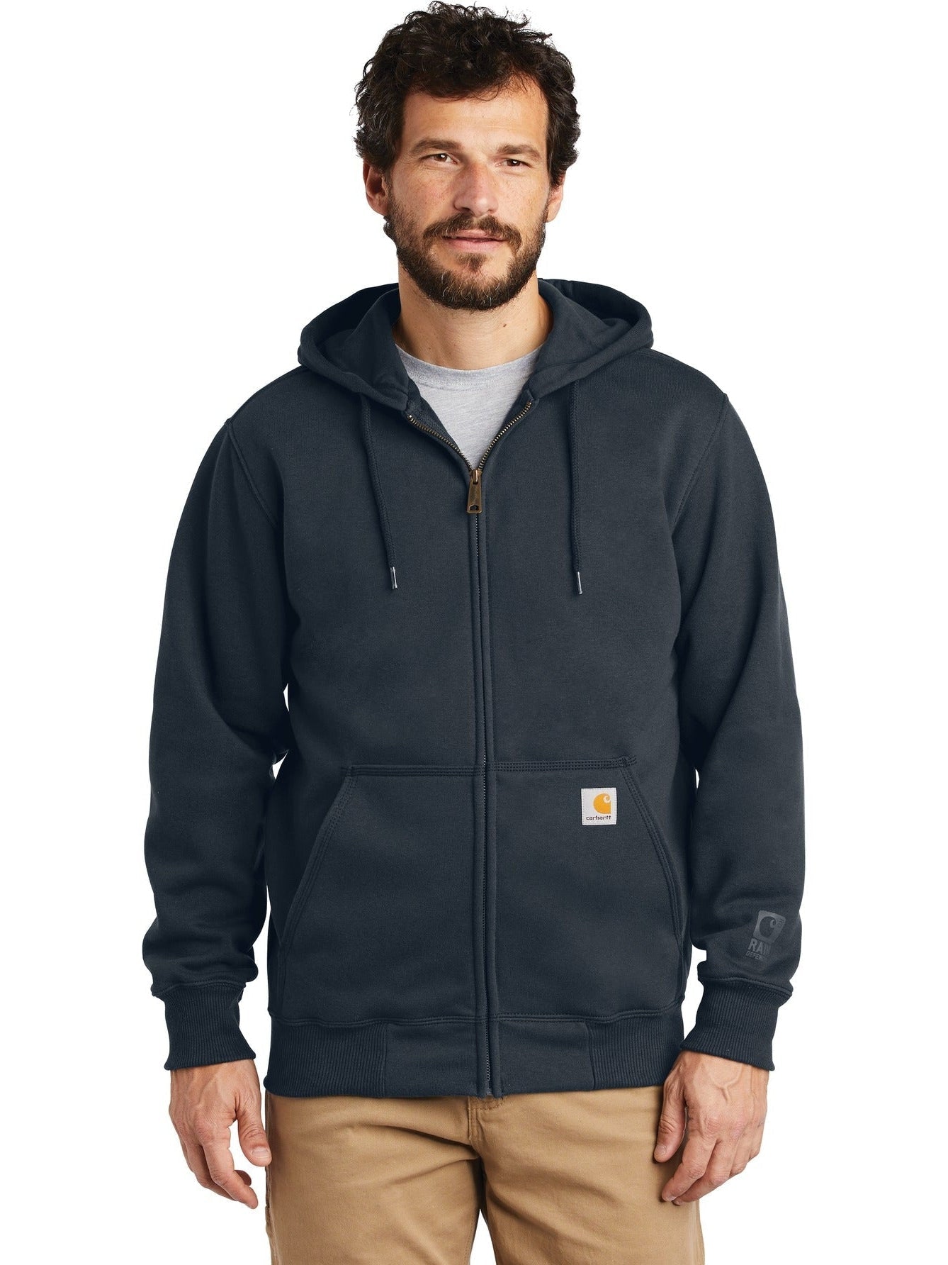 Carhartt Rain Defender Paxton: Heavyweight Hooded Zip-Front Sweatshirt for Tough Jobs
