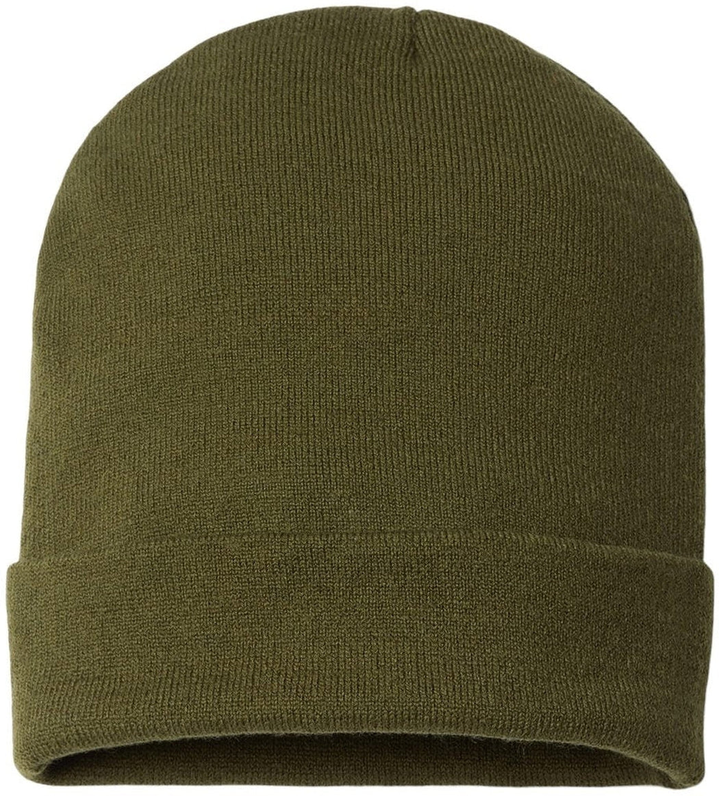 American Patriot's Dream: USA-Made Off-Center Patriotic Cuffed Beanie