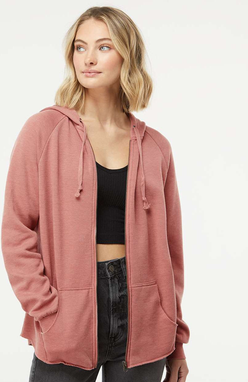 Independent Trading Co. Ladies' California Wave Wash Full-Zip Hooded Sweatshirt: A Timeless Must-Have