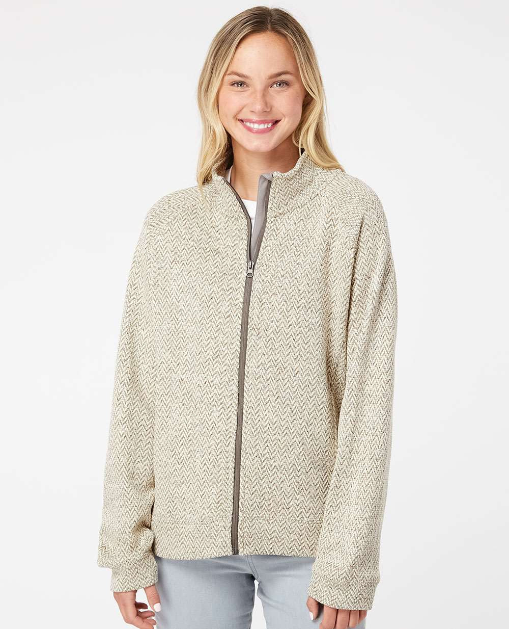 J. America's Irresistible Ladies Traverse Full-Zip Sweatshirt