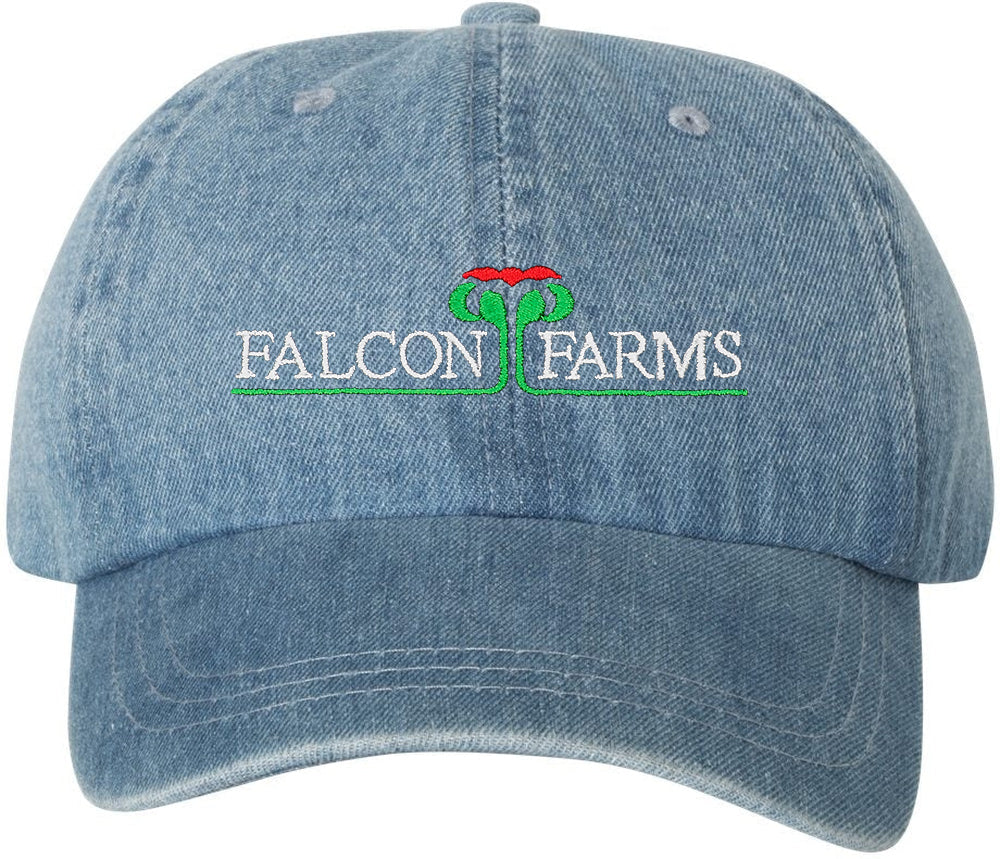 Outlet: Mega Cap Washed Denim Cap - A Must - Have Fashion Piece!