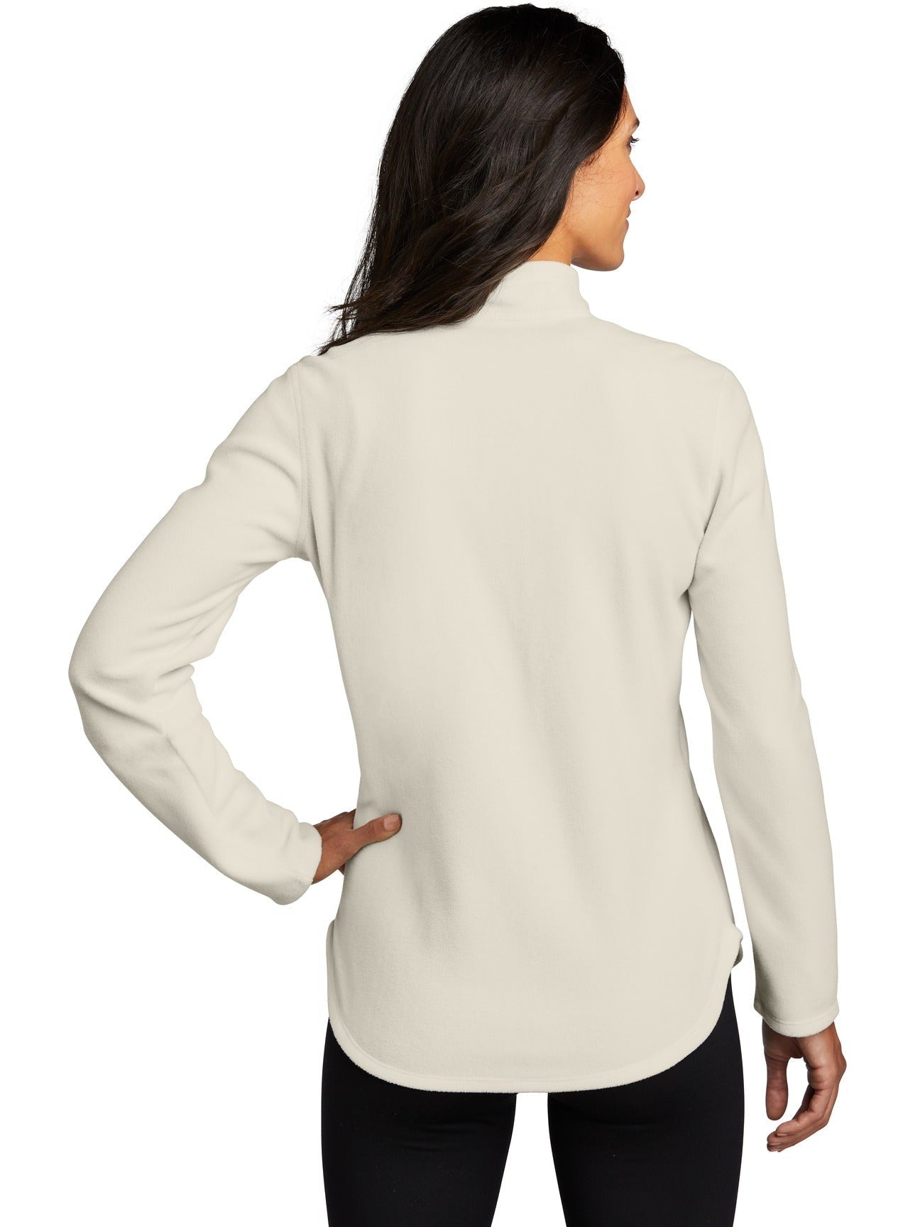 Eddie Bauer Ladies' 1/2-Zip Microfleece Jacket - The Ultimate Company Branding Piece