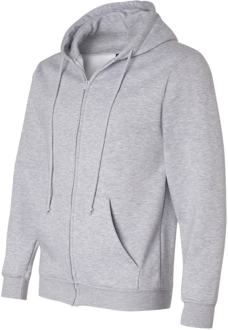 Bayside USA-Made Full-Zip Hooded Sweatshirt: Your Ultimate Cold-Weather Essential
