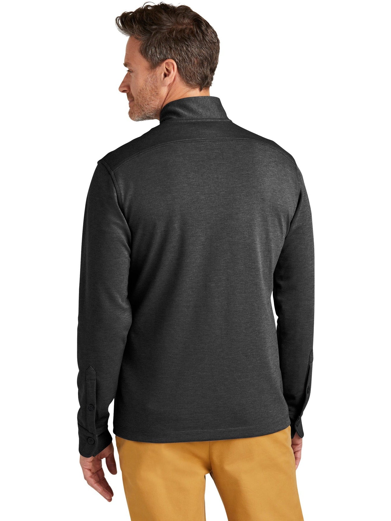 Brooks Brothers Mid-Layer Stretch 1/2-Button: Elevate Your Style