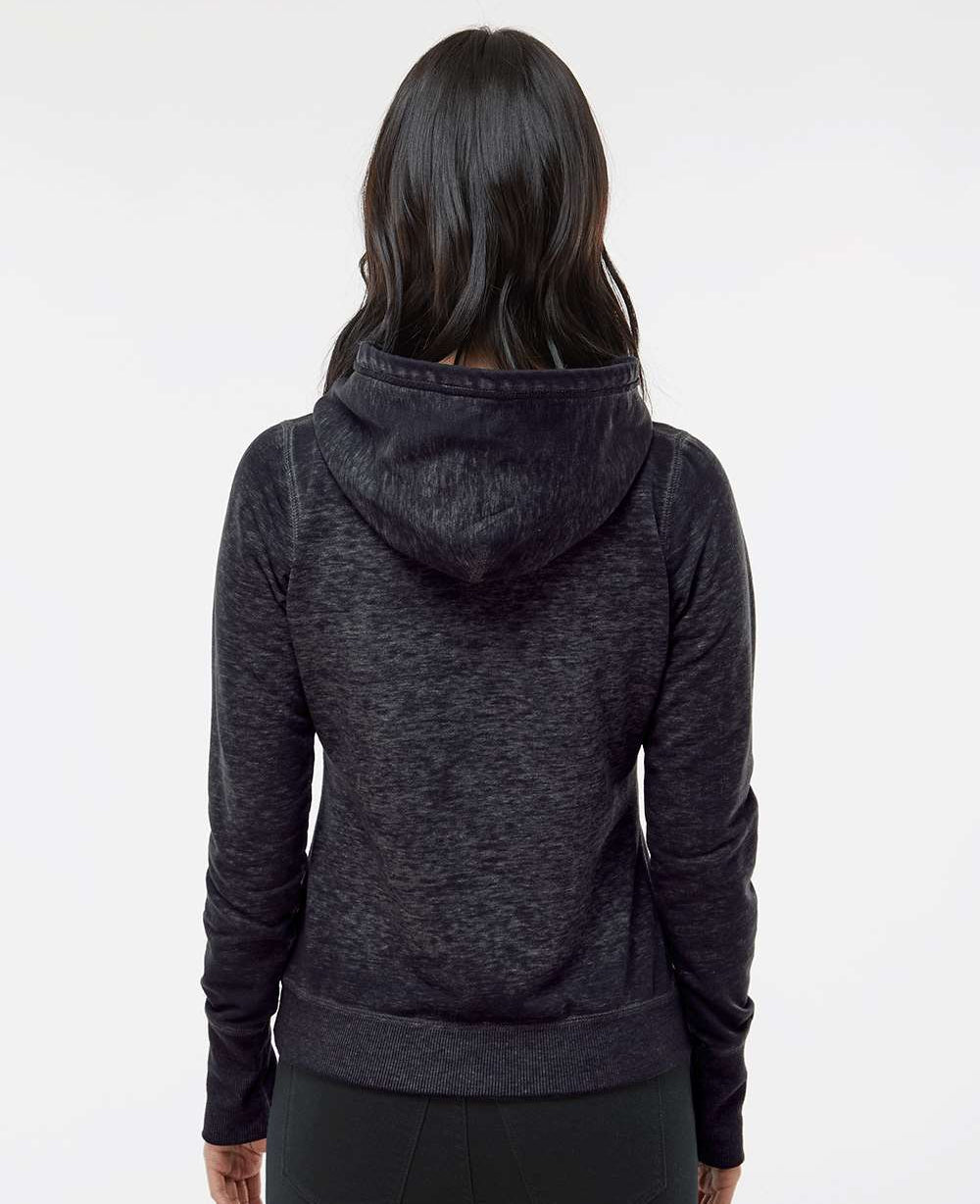 J America Ladies' Enchanting Zen Fleece Hooded Sweatshirt