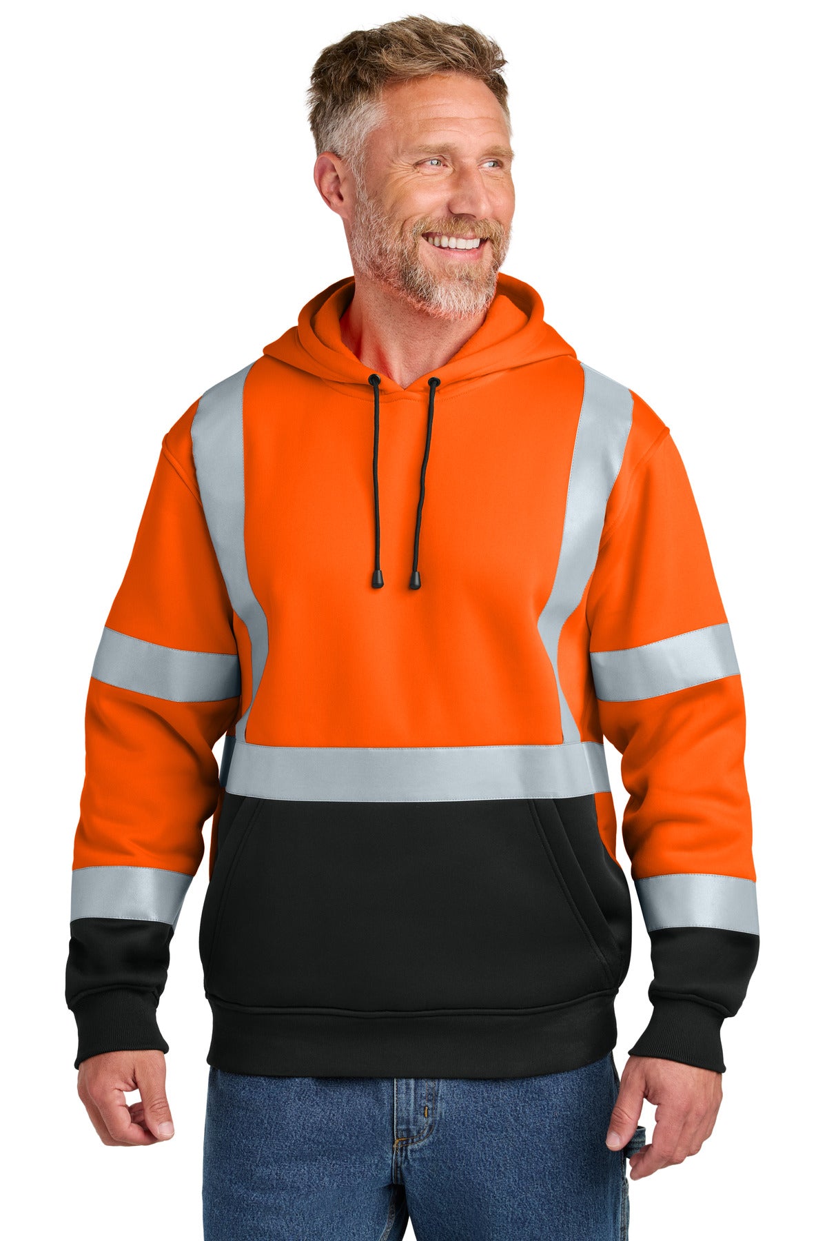 CornerStone ANSI 107 Class 3 Heavy-Duty Fleece Pullover Hoodie: Your Ultimate Visibility Gear