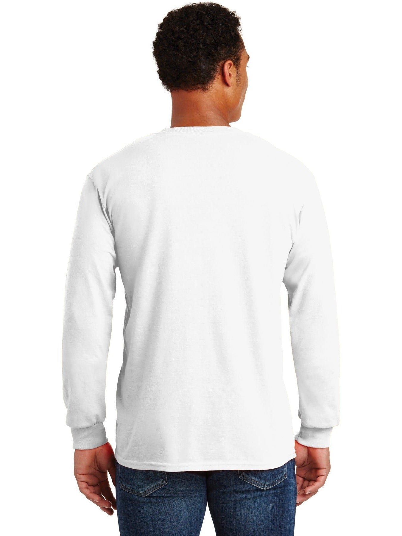 Gildan Ultra Cotton 100% Cotton Long Sleeve T - Shirt with Pocket - Outlet Deal!