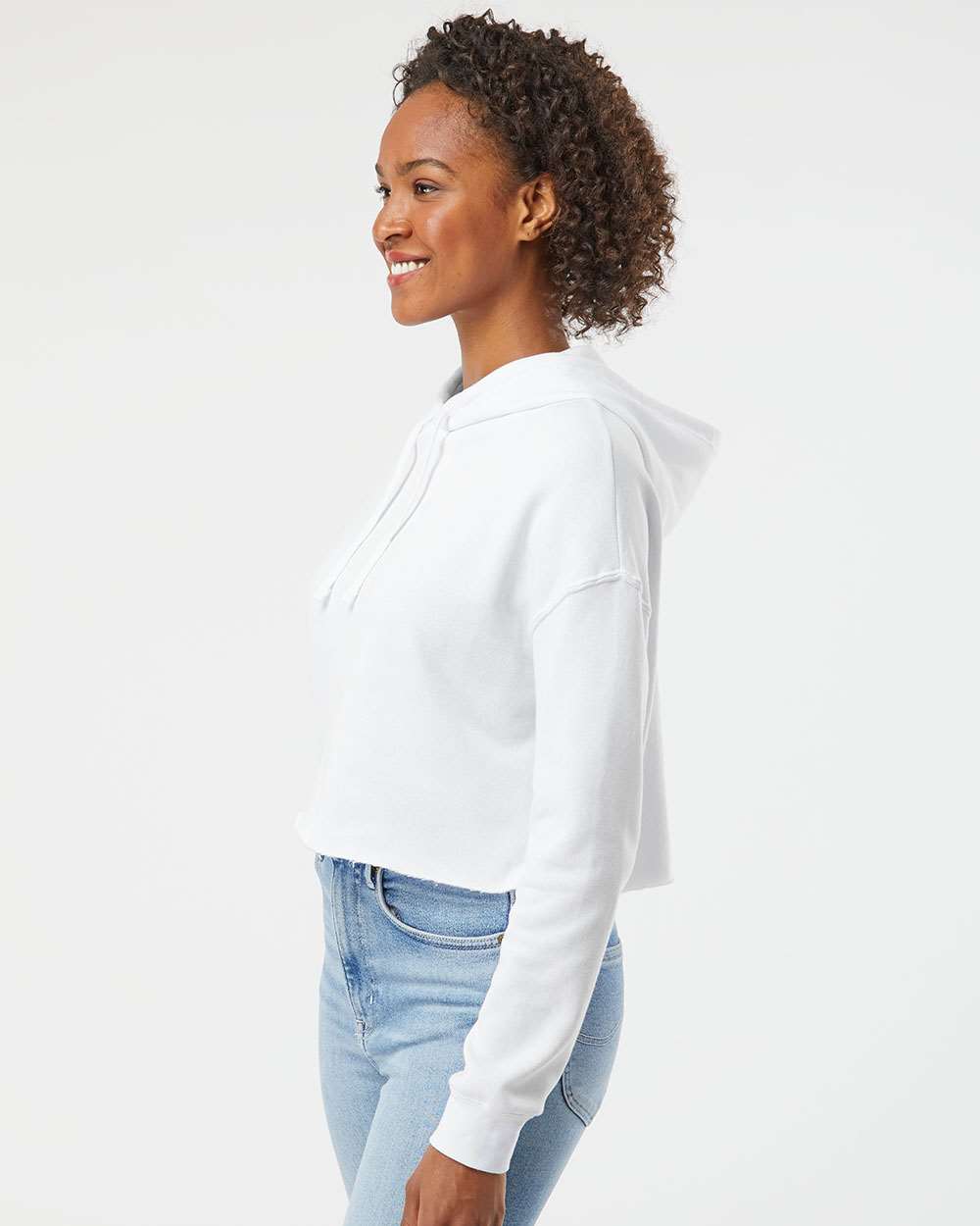 Independent Trading Co. Women's Stunning Lightweight Cropped Hooded Sweatshirt