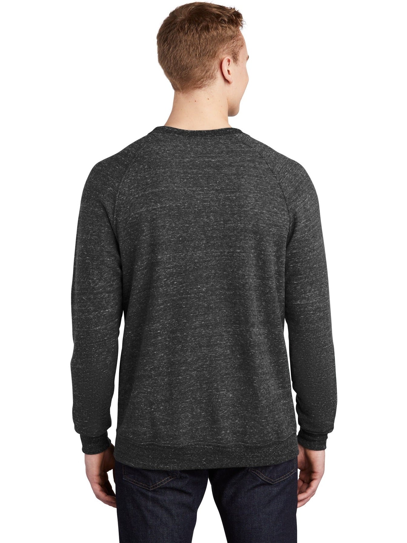 Jerzees Snow Heather French Terry Raglan Crew - The Ultimate Men's Casual Sweatshirt