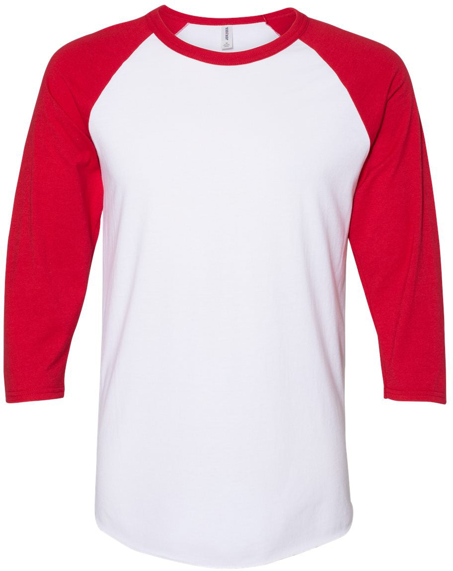 Jerzees Premium Blend: The Ultimate Three - Quarter Sleeve Raglan Baseball T - Shirt