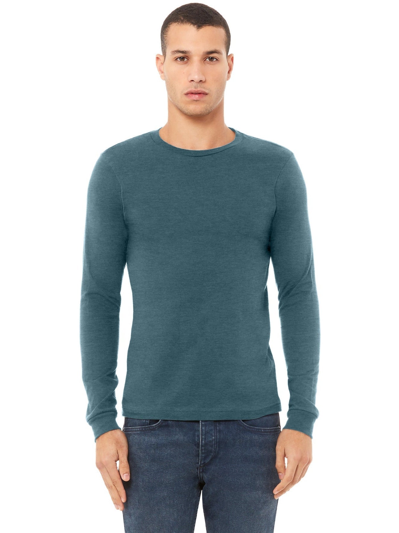 Bella+Canvas Unisex Heather CVC Long Sleeve Tee - Your Ideal Everyday Top