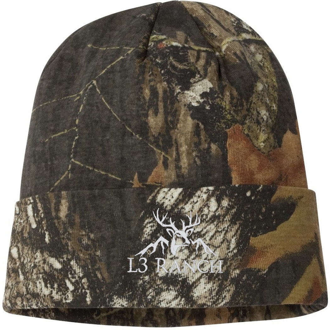 Kati 12 Camo Knit Beanie: Stylish and Comfortable Headwear