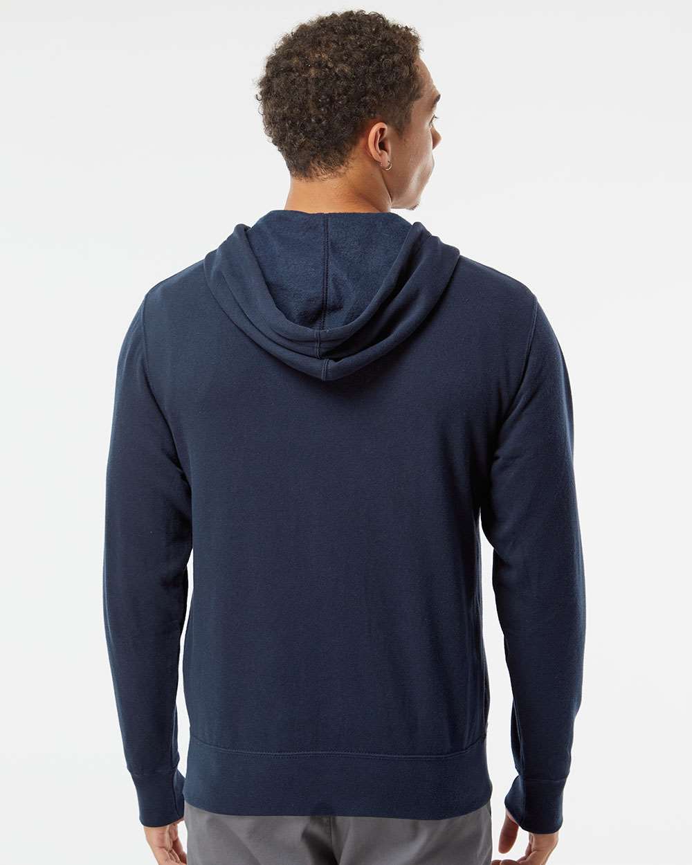 Independent Trading Co. Stylish Lightweight Full-Zip Hooded Sweatshirt