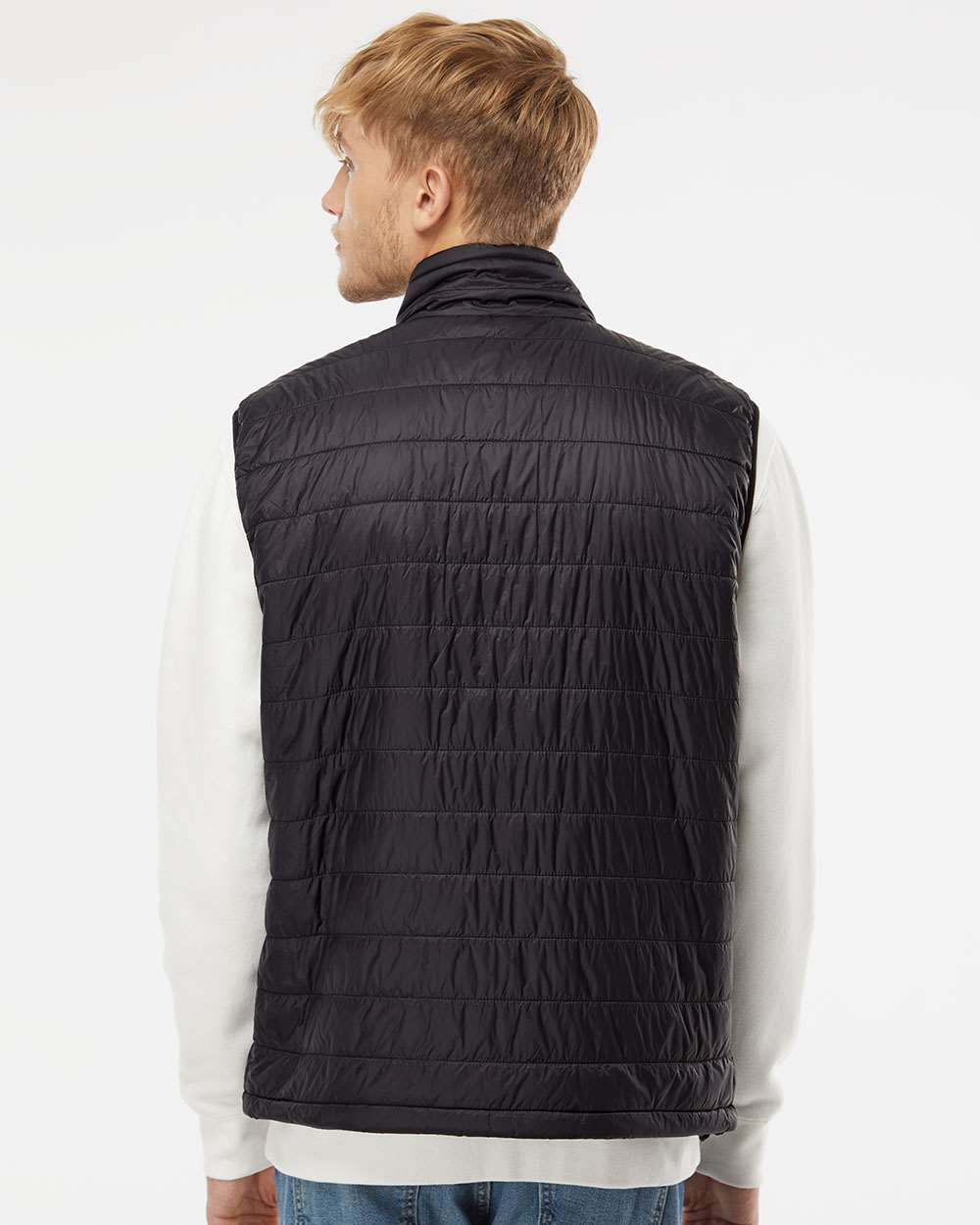 OUTLET - Independent Trading Co. Men's Puffer Vest: Stay Warm in Style!