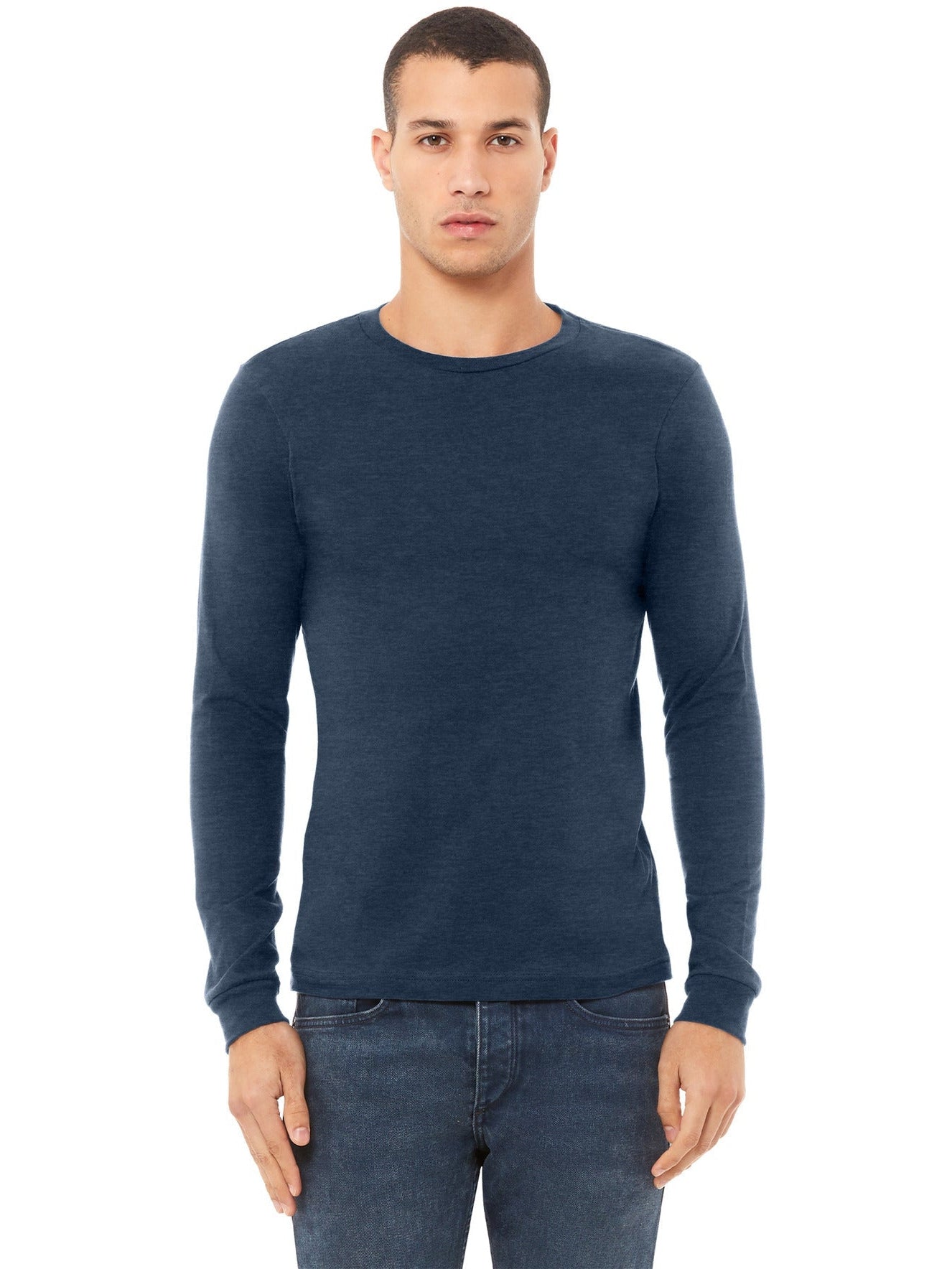 Bella+Canvas Unisex Heather CVC Long Sleeve Tee - Your Ideal Everyday Top
