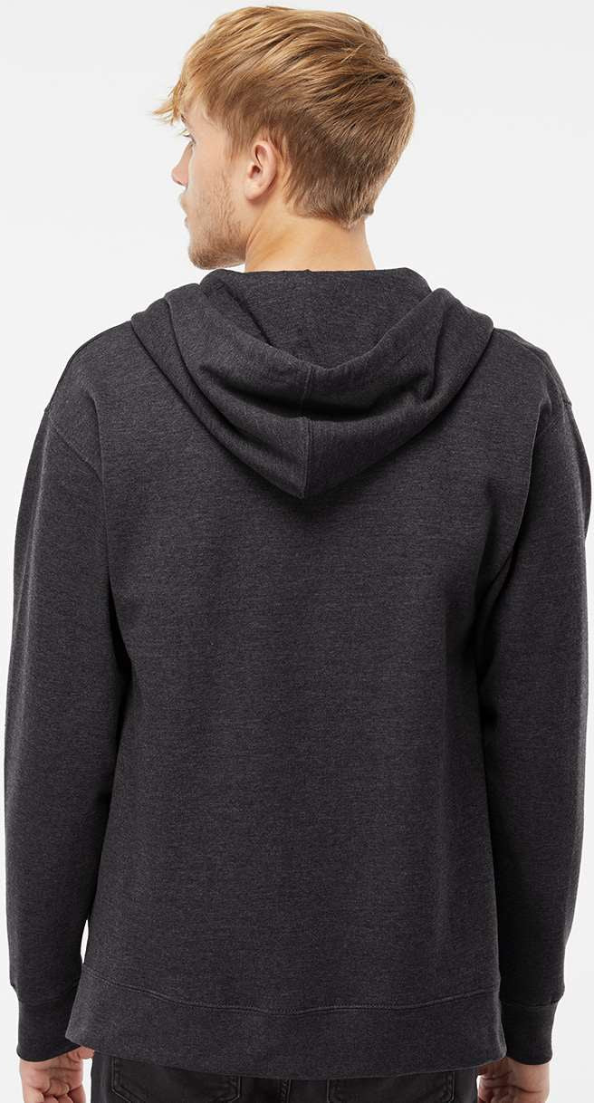 Independent Trading Co. Premium Midweight Full-Zip Hooded Sweatshirt
