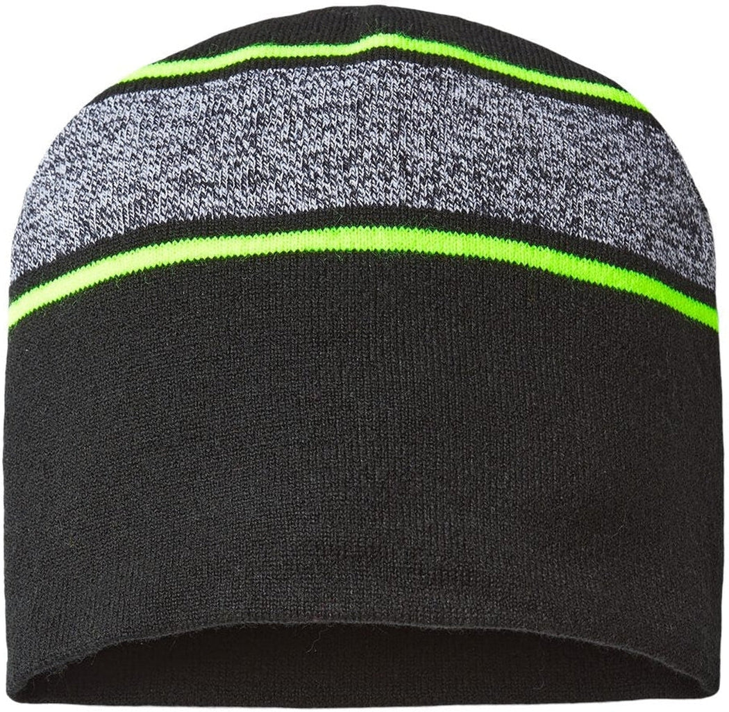 Amazing USA-Made Captain America Variegated Striped Beanie