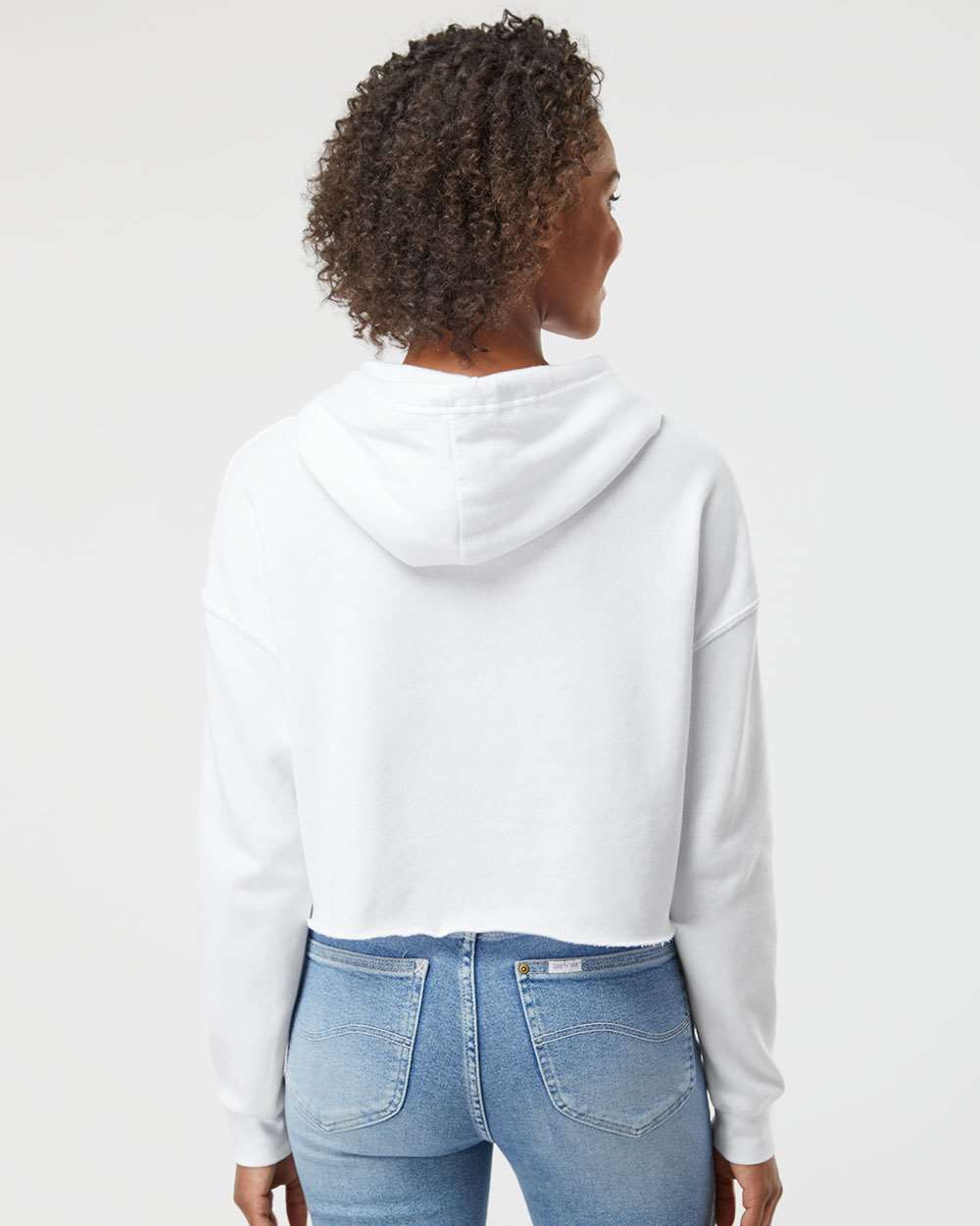 Independent Trading Co. Women's Stunning Lightweight Cropped Hooded Sweatshirt