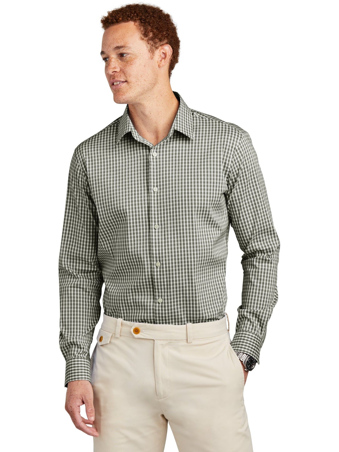 Brooks Brothers Tech Stretch Patterned Shirt: The Ultimate Blend of Style and Comfort