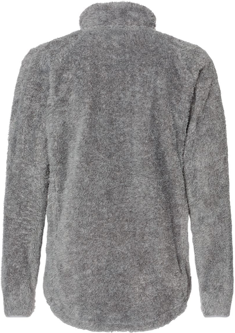 J. America Ladies' Enchanting Boundary Shag Frosty Sherpa Full-Zip Jacket