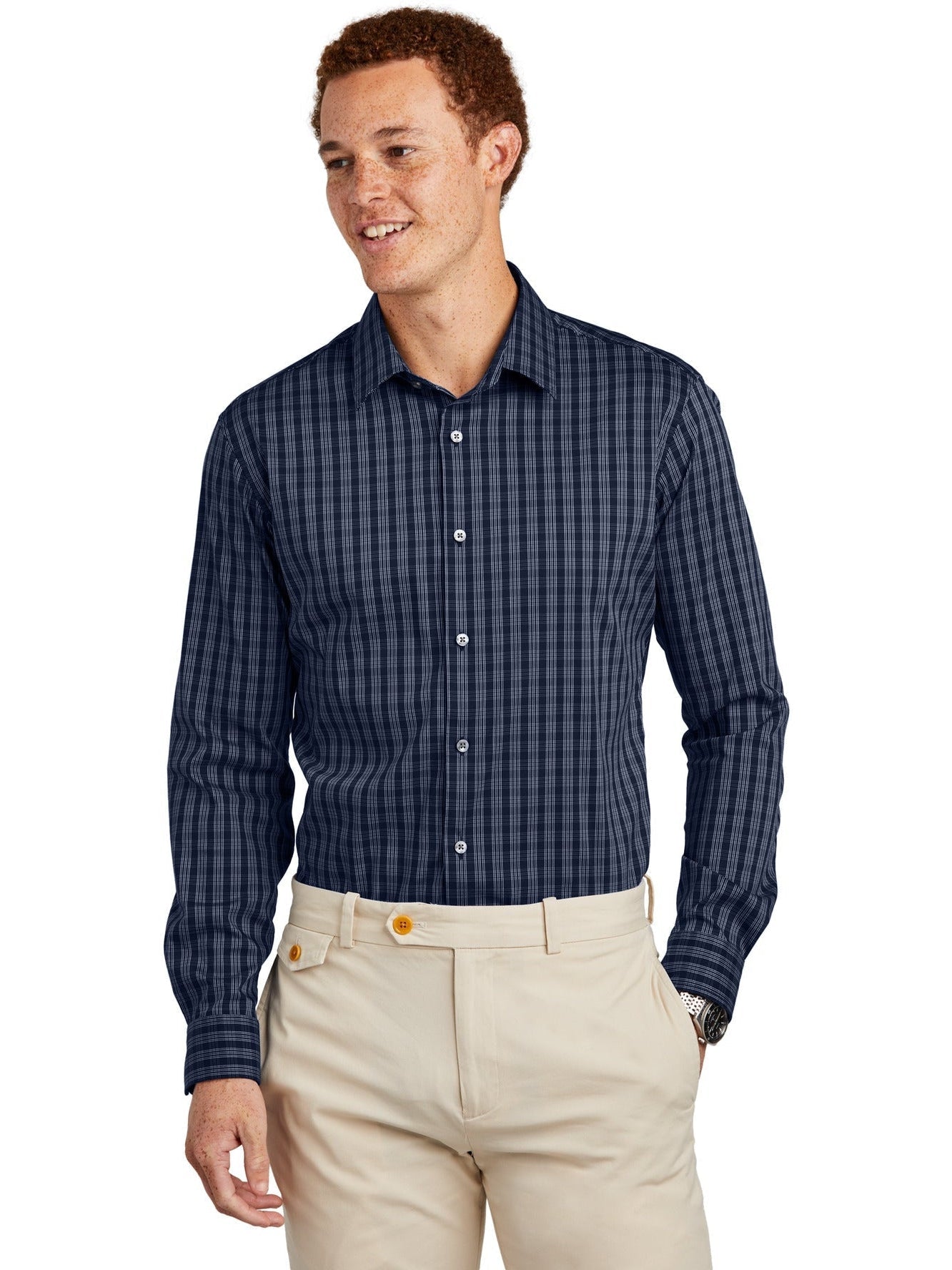 Brooks Brothers Tech Stretch Patterned Shirt: The Ultimate Blend of Style and Comfort
