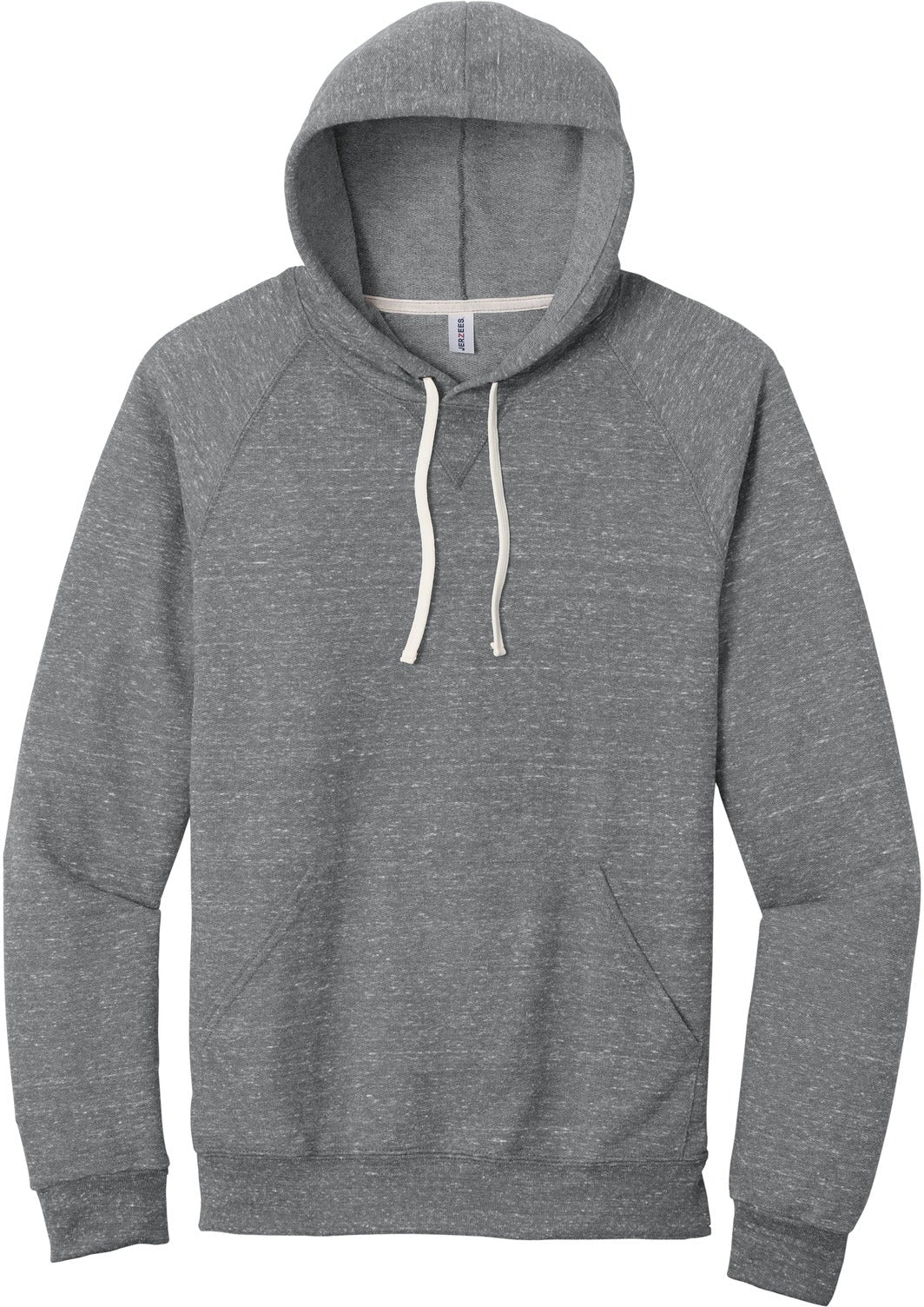 Jerzees Snow Heather French Terry Raglan Hoodie - A Must - Have for Men