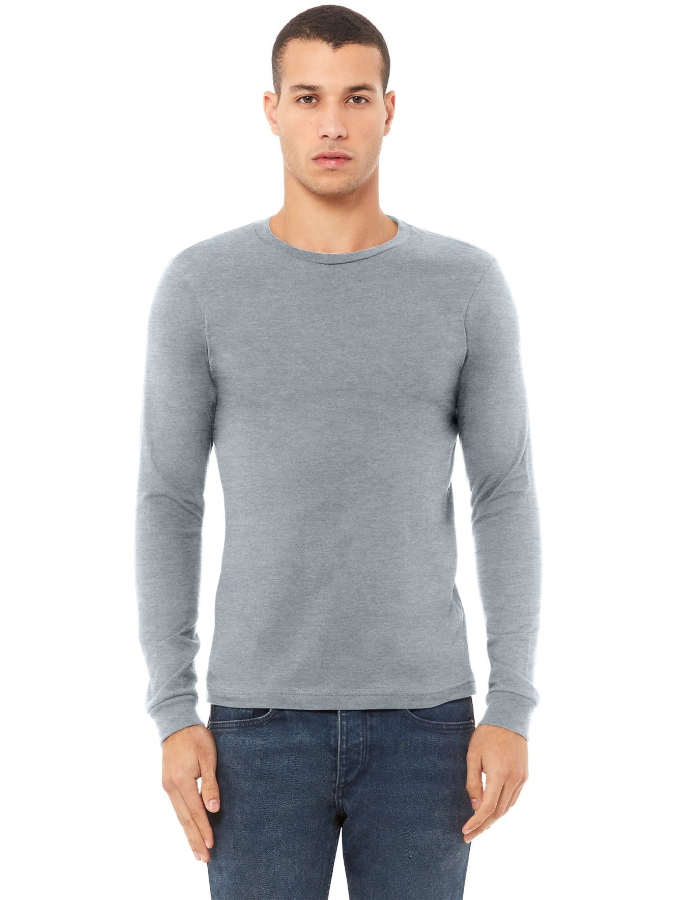 Bella+Canvas Unisex Heather CVC Long Sleeve Tee - Your Ideal Everyday Top
