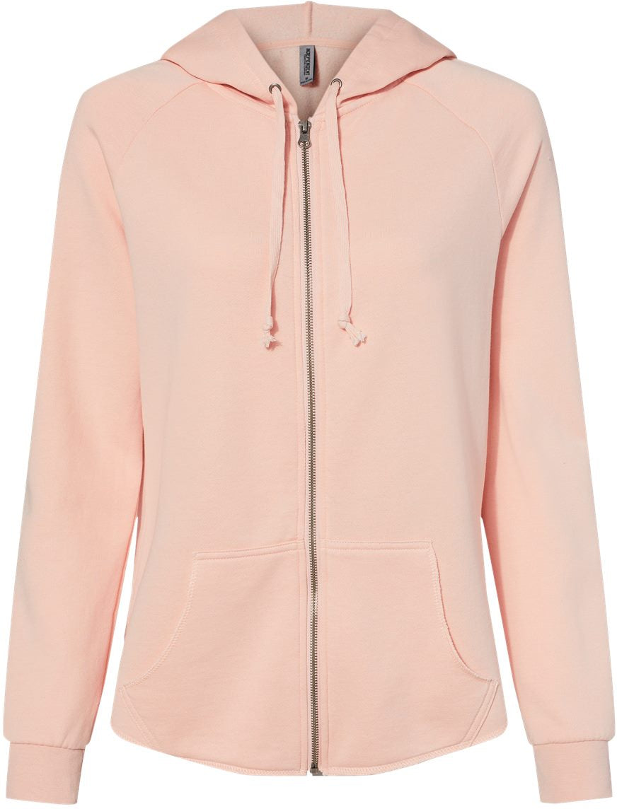 Independent Trading Co. Ladies' California Wave Wash Full-Zip Hooded Sweatshirt: A Timeless Must-Have