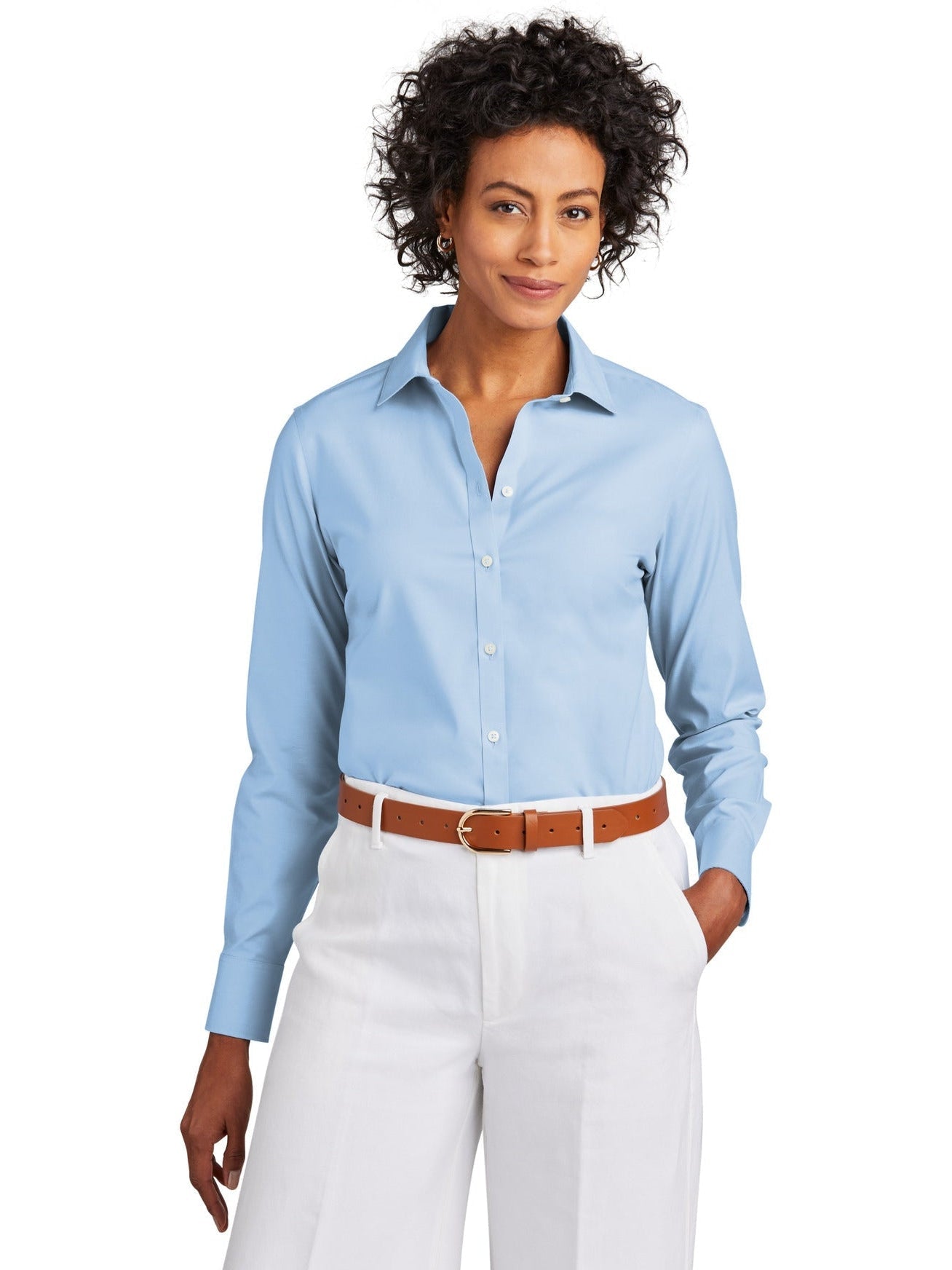 Brooks Brothers Ladies' Must-Have Wrinkle-Free Stretch Pinpoint Shirt