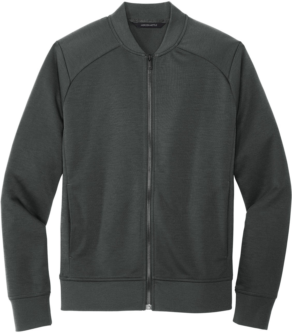 OUTLET - Mercer+Mettle Double - Knit Stylish Bomber Jacket